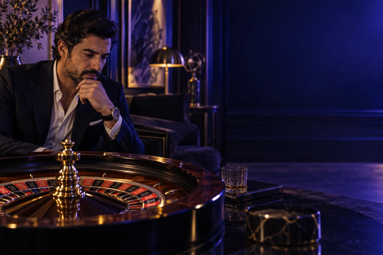 Casino konularını değerlendiren kadın