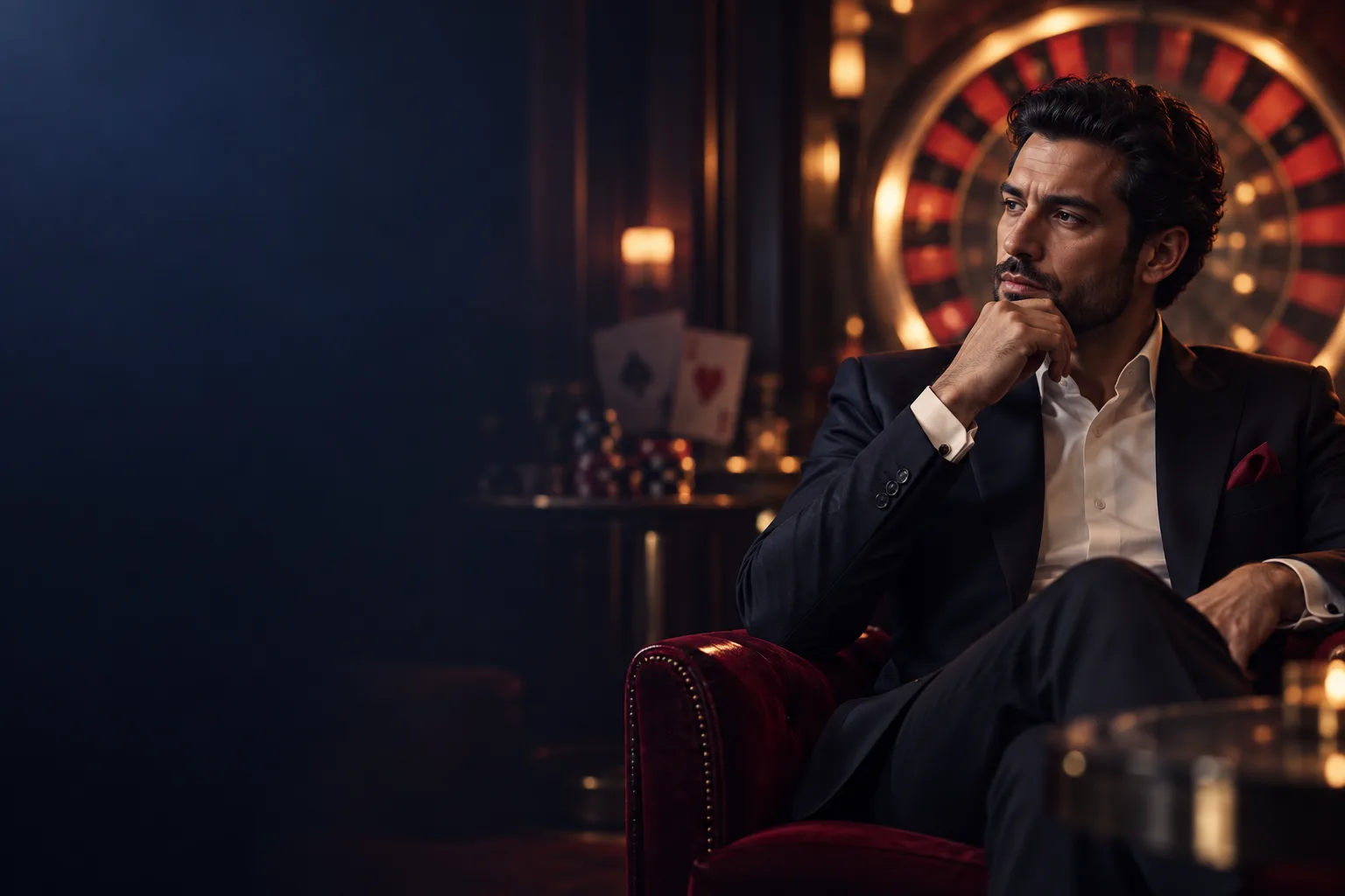 Roulette ve kart atmosferinde casino araştırması